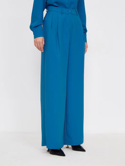 Брюки широкого кроя D310/ranch - Emka фото 3