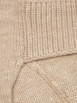Капор жен. шерсть+акр LB-N88056 beige melange - Labbra фото 4