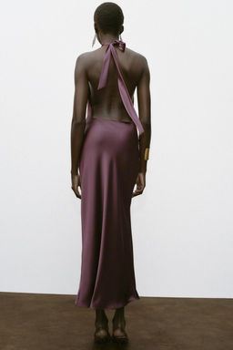 HALTER MIDI DRESS - Zara фото 5
