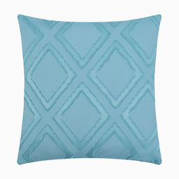 Наволочка декоративная Этель ромб 42х42 см, бирюзовый