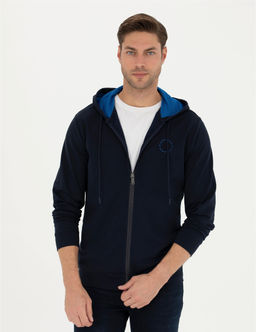 Lacivert Regular Fit Kap__onlu _rme H_rka