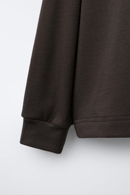 VELVET TEXT POLO SHIRT - Zara фото 4
