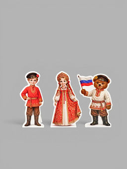 Набор оформительский "Традиции России" (5 предметов)