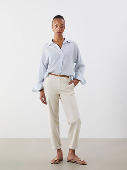 ?izgili Oversize Kad?n G?mlek