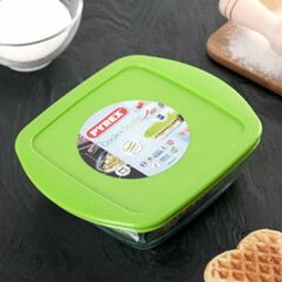 Блюдо для запекания и выпечки с крышкой COOK&STORE 25x22x7см 2.2л квадратное