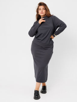 Костюм женский К-242 (лапша Софт г/к) Бежевая