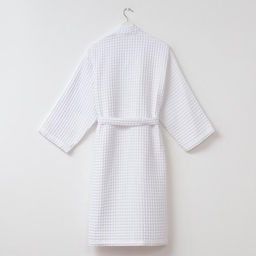 Халат вафельный женский удлинённый Этель «Boho» размер 46-48, цвет белый, 100% хлопок, 290 г/м²