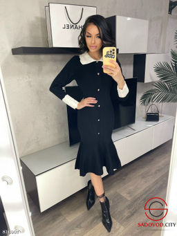 Женское платье с имитацией пуговиц - Bruno фото 4