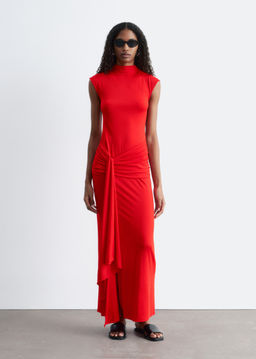 Vestido midi de frontal cruzado - H&m фото 4