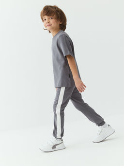 Брюки со спущенным шагом и лампасами Маренго - Bungly фото 4