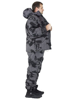 Зимний костюм Forest trail Grey для активного отдыха (на флисе) - Rax фото 8