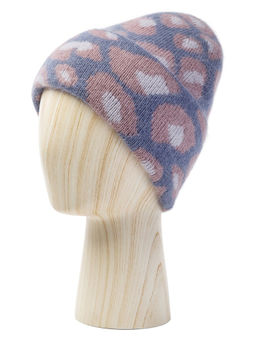 Шапка жен. анг+нейл LB-N88048 denim/d.pink