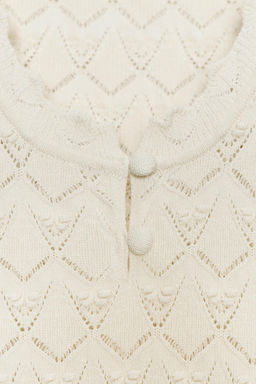 POINTELLE KNIT TOP - Zara фото 6