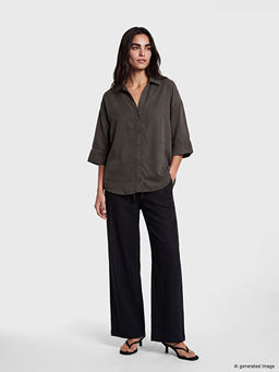 Oversize Kad?n Jean G?mlek