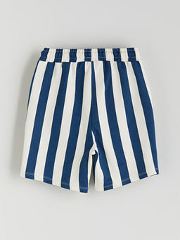 Beli Lastikli ?izgili Erkek ?ocuk ?ort