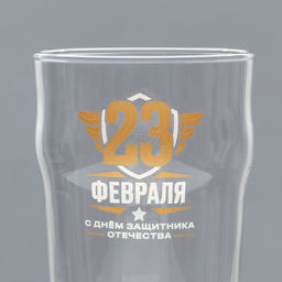 Подарочный набор пивных бокалов 23 февраля, 570 мл