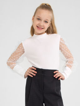 Блузка для девочек - Синий мир фото 3