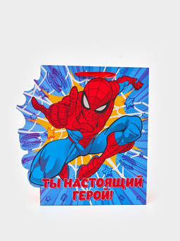 Пакет подарочный «Супергерой», 26×9×30 см