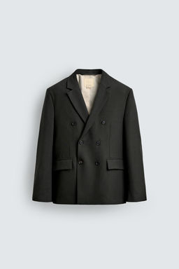 100% WOOL LIMITED EDITION SUIT BLAZER - Zara фото 7