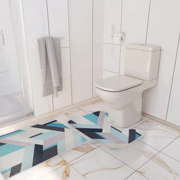 Коврики для ванной и туалета Доляна Свэч, 2 шт: 50?80 см, 40?50 см  фото 6