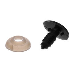 Глаза винтовые с заглушками, набор 4 шт., размер 1 шт: 1,65 1,3 см - Школа талантов фото 2