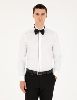 Beyaz Slim Fit Smokin G_mlek