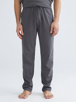 Standart Kal?p ?izgili Erkek Pijama Alt?