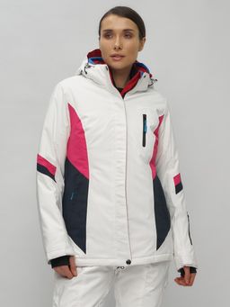 Горнолыжный костюм женский белого цвета 02201Bl - Chunmai фото 5