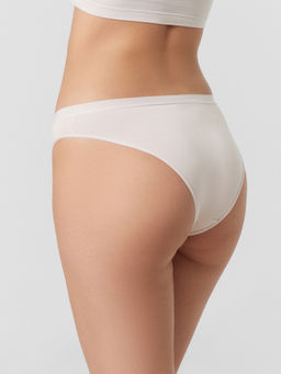 Цена за 2 штуки! Трусы слипы женские кремовые жемчуг 412619 - Mark formelle фото 4