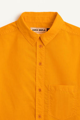 VL CRPPD SHRT 16 / Calabaza - Zara фото 16