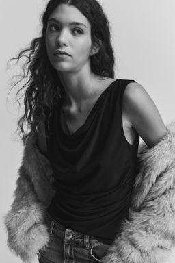 Top drapeado de punto - H&m фото 6