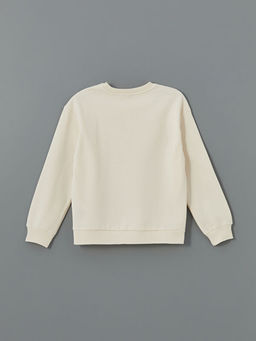 Bisiklet Yaka Hello Kitty Bask?l? K?z ?ocuk Sweatshirt - Waikiki фото 2