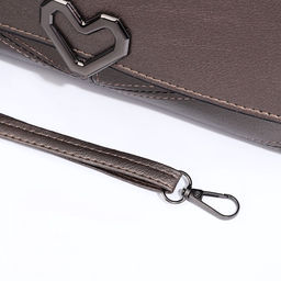 Сумка женская, кросс-боди, на магните, 24?6?14 см, бронзовая