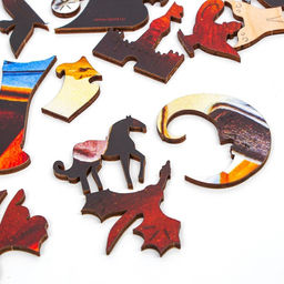 Фигурный пазл. Сальвадор Дали Постоянство памяти с предсказанием - Puzzle фото 4