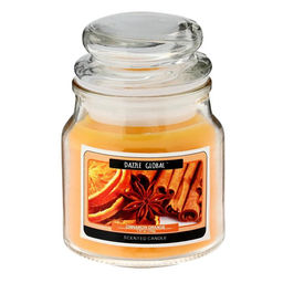 Свеча в банке «Корица, апельсин», 100 г, 6×9×9 см