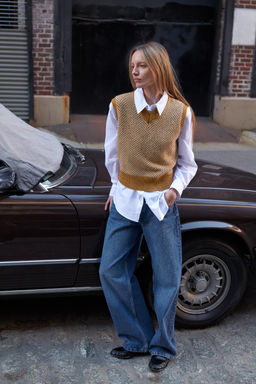 HERRINGBONE WOOL WAISTCOAT