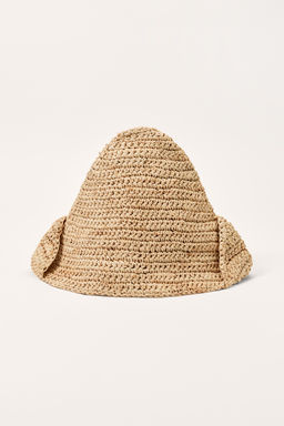 RAFFIA EFFECT LIMITED EDITION HAT