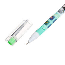 Цена за 12 шт. Ручка гелевая, 0.5 мм, синий стрежень, «Аниме», МИКС