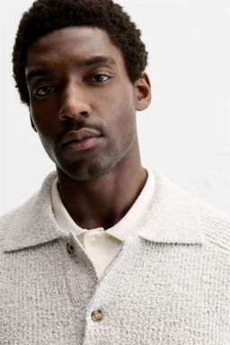 BOUCLE TEXTURED POLO SHIRT - Zara фото 5