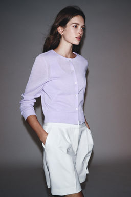 FINE KNIT CARDIGAN - Zara фото 2