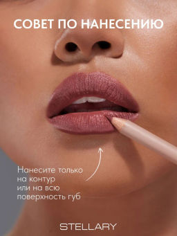 Stellary Карандаш для губ тон 04 plum  фото 4
