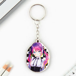 Цена за 2 шт. Брелок для ключей со значком «В твоих глазах», аниме