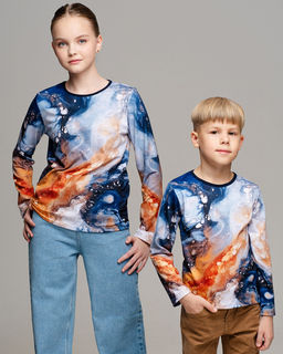 Дизайнерский детский лонгслив SAHAR art lab