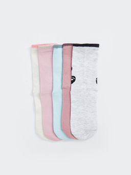 Desenli K?z ?ocuk Soket ?orap 5li - Waikiki фото 3