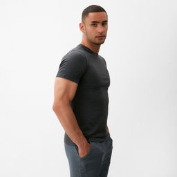 Футболка мужская Collorista графит р-р 58-60