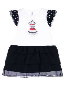 PlayToday / Платье трикотажное для девочек  фото 6