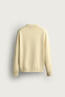 POLO PUNTO REGULAR FIT ALGOD?N - LINO / Amarillo - Zara фото 6