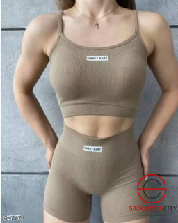 Женский комплект топ + трусы