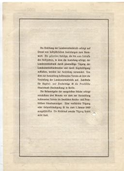 Облигация 4,5% 1000 рейхсмарок 1935 года Германия