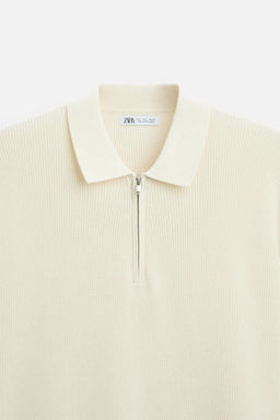 PURL KNIT POLO SHIRT - Zara фото 41